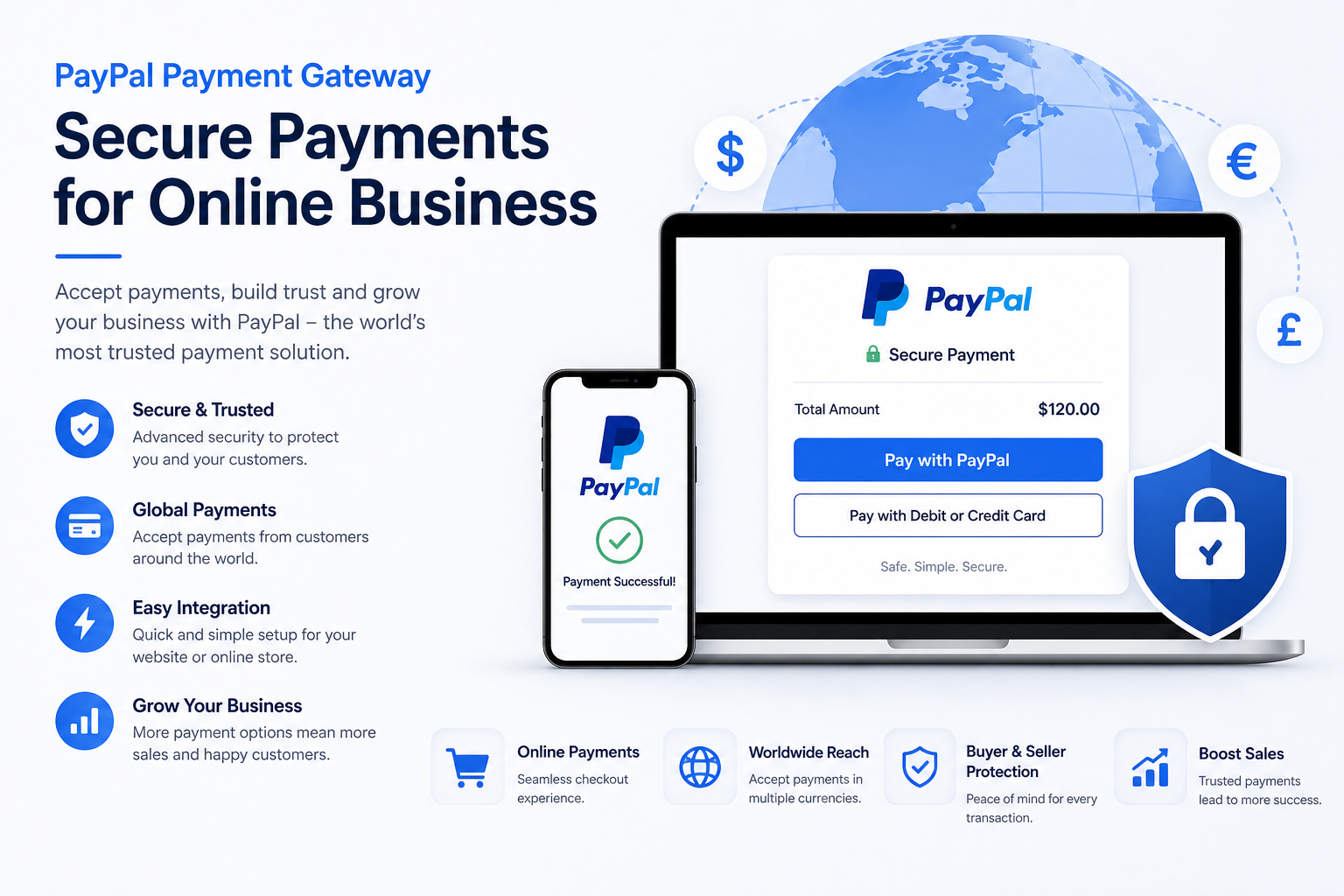 Secure online payments for your business PayPal