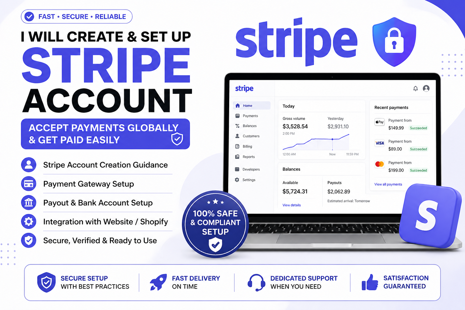 Stripe Account & Payment Gateway | Stripe Business Setup